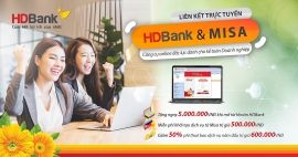 hdbank va misa ket hop trien khai dich vu ngan hang so tren phan mem ke toan