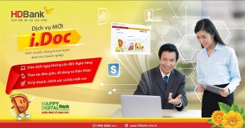 hdbank tien phong trien khai dich vu chuyen chung tu truc tuyen idoc