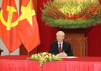 lanh dao dang nha nuoc viet nam chuc tet co truyen cua lao campuchia