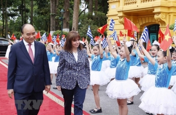 Tổng thống Hy Lạp thăm Văn Miếu - Quốc Tử Giám