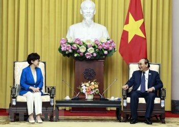 Chủ tịch nước Nguyễn Xuân Phúc tiếp Hội người Hàn Quốc tại Việt Nam