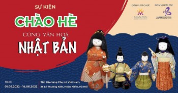 hoc sinh chao he cung van hoa nhat ban