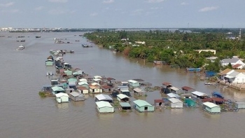 Mực nước sông Mekong đang cao hơn trung bình nhiều năm