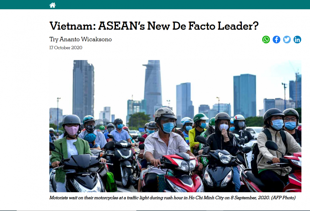 the asean post danh gia cao vai tro cua viet nam tren cuong vi chu tich asean 2020