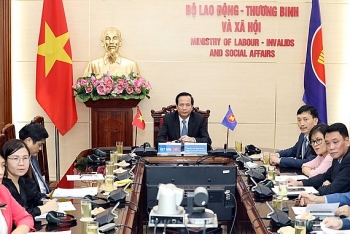 viet nam tham du truc tuyen hoi nghi bo truong lao dong asean va asean3