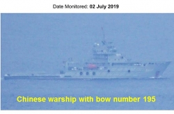 Tàu chiến Trung Quốc liên tục đi qua lãnh hải Philippines
