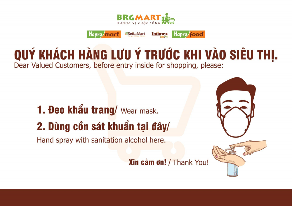 BRGMART tăng 300% lượng dự trữ nhóm hàng hóa thiết yếu ứng phó với dịch Covid- 19