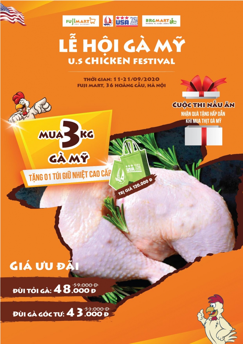 BRG Reatail lần đầu tổ chức “Lễ hội Gà Mỹ - US Chicken Festival” kích cầu tiêu dùng nội địa