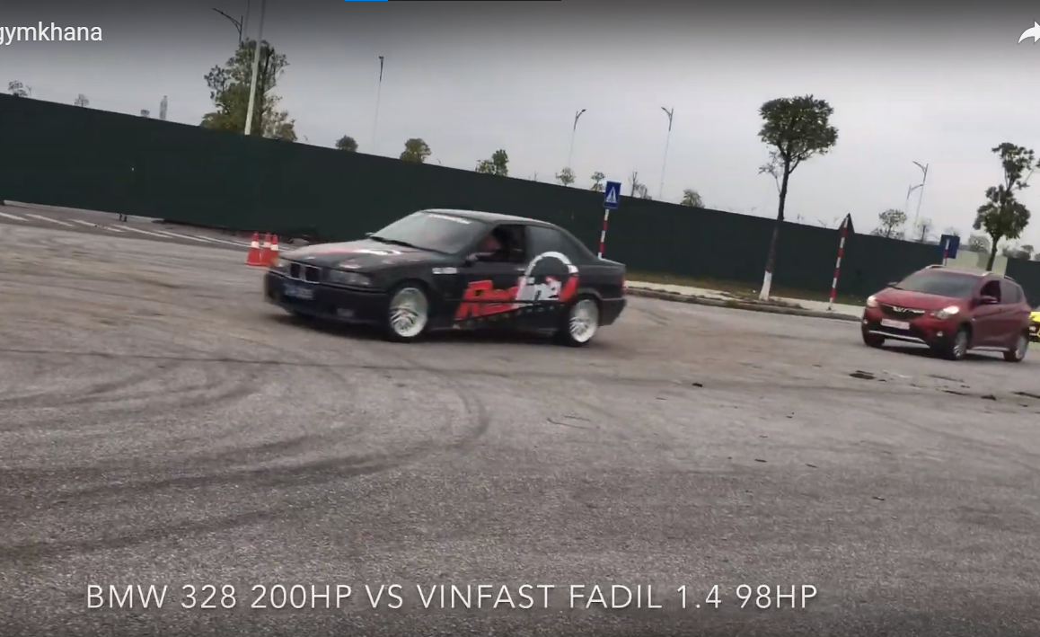 video vinfast fadil tro tai gymkhana cuc ky an tuong