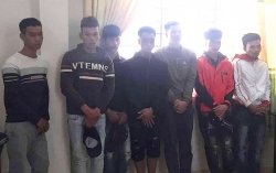 dak lak bat nhom thanh nien dot phao danh trong thuong thieu ta cong an