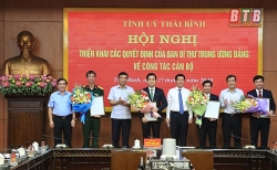 Thái Bình, Nghệ An bổ nhiệm nhân sự, lãnh đạo mới