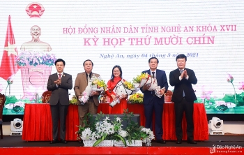 bo nhiem nhan su lanh dao moi nghe an quang binh ca mau