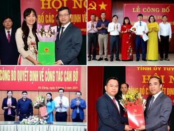 Hà Giang, Tuyên Quang, Phú Yên bổ nhiệm lãnh đạo mới