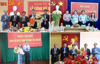 ha tinh quang tri binh thuan bo nhiem hang loat lanh dao moi