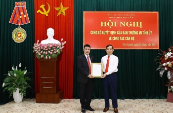 bo nhiem nhan su moi thai nguyen bac kan dien bien