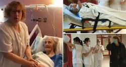 Chiến thắng COVID-19 ở tuổi 101, cụ bà người Tây Ban Nha thành biểu tượng hy vọng
