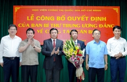 Bổ nhiệm Phó giám đốc Học viện Chính trị quốc gia Hồ Chí Minh