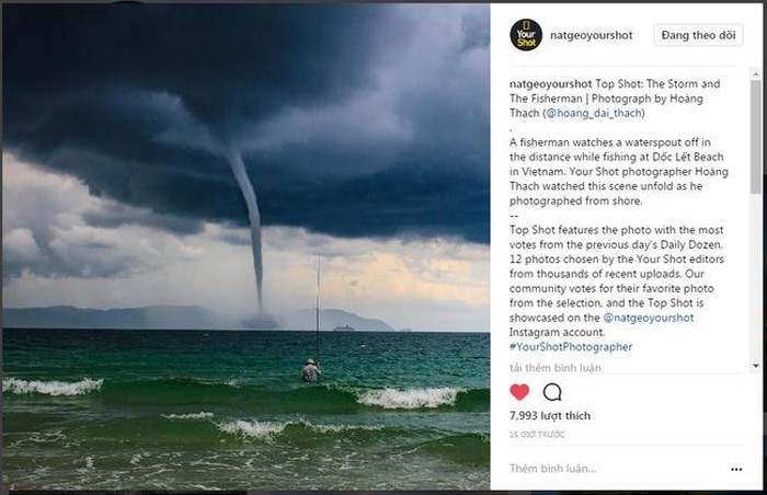 Câu chuyện thú vị về bức ảnh "Ông già và biển cả" lọt top ảnh đại dương đẹp nhất của National Geographic