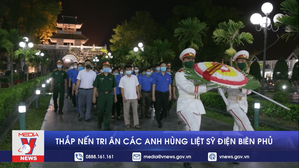 thap nen tri an cac anh hung liet sy dien bien phu