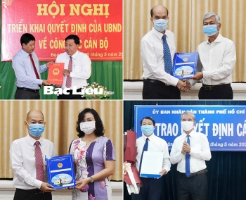 bo nhiem nhan su lanh dao moi tai tphcm va bac lieu