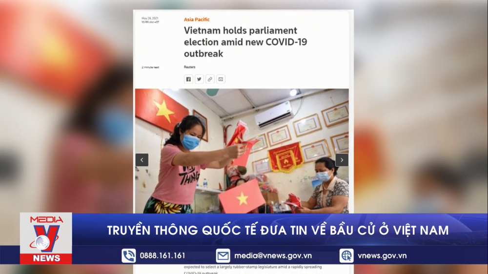Truyền thông quốc tế đưa tin về bầu cử ở Việt Nam