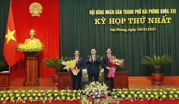 hai phong bau chu tich hdnd ubnd thanh pho nhiem ky moi