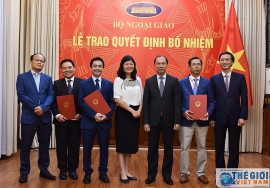 bo ngoai giao bo quoc phong bo nhiem lanh dao moi