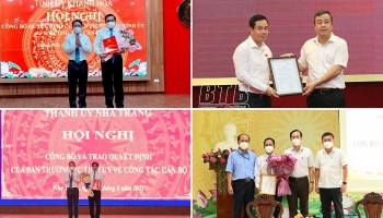Thái Bình, Đồng Tháp và Khánh Hòa bổ nhiệm nhân sự lãnh đạo mới