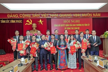 vinh phuc ha giang kien toan nhan su bo nhiem lanh dao moi