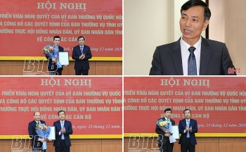 Tin tức bổ nhiệm lãnh đạo mới Hà Tĩnh, Thái Bình