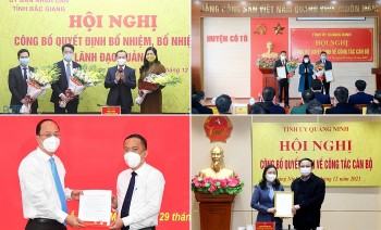 bo nhiem nhan su lanh dao moi tai tphcm quang ninh va bac giang
