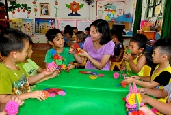 tuan hoc dau tien tai truong mam non dao tu sau khi tam nghi phong dich covid 19