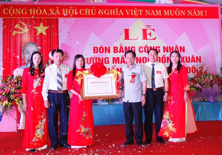 Trường Mầm non Đồng Xuân nơi ươm mầm tuổi thơ