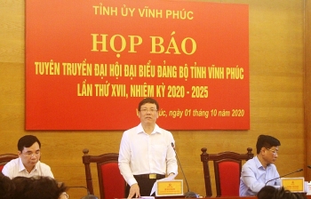 dai hoi dang bo tinh vinh phuc nhiem ky 2020 2025 se dien ra tu ngay 1310 15102020