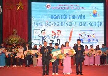 phu tho ngay hoi sinh vien sang tao nghien cuu khoi nghiep