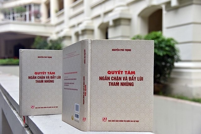 Xuất bản sách 'Quyết tâm ngăn chặn và đẩy lùi tham nhũng' của Tổng Bí thư, Chủ tịch nước