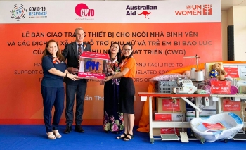 UN Women và Chính phủ Úc bàn giao trang thiết bị cho Nhà bình yên Cần Thơ