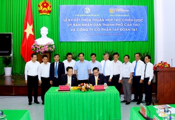 can tho ky ket thoa thuan hop tac chien luoc voi tap doan tt
