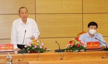 Phó Thủ tướng Trương Hoà Bình kiểm tra công tác phòng, chống Covid-19 tại Đồng Tháp