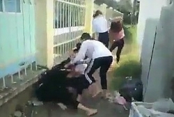 xon xao clip nu sinh lop 8 hanh hung nu sinh lop 6 o dong thap