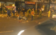 ha noi nga xuong duong thai phu 9x bi xe tai can qua nguoi tu vong thuong tam