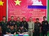 bo doi bien phong an giang ky ket nghia voi luc luong bao ve bien gioi campuchia doi dien