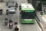 ha noi thi diem lap loa tuyen truyen cho tuyen buyt nhanh