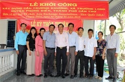 asia exchange association tai tro xay dung cau hon 300 trieu dong tai can tho