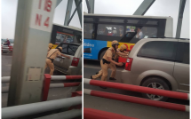 o to chet may giua cau va hanh dong nhan nhieu loi khen cua 2 chien si csgt