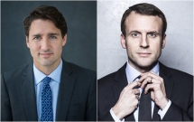 tan tong thong phap va thu tuong canada tranh cai nay lua ve viec ai dien trai va nong bong hon