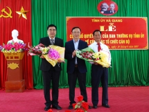 ha giang bo nhiem nhan su moi