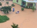 mua lon gay ngap lut cuc bo nhieu noi o quang ninh