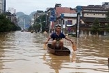 trung quoc mien bac han han phia nam ngap lut