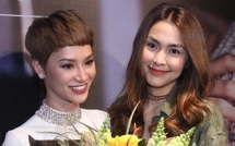 tang thanh ha gay chu y khi tham du hop bao cua tra my idol